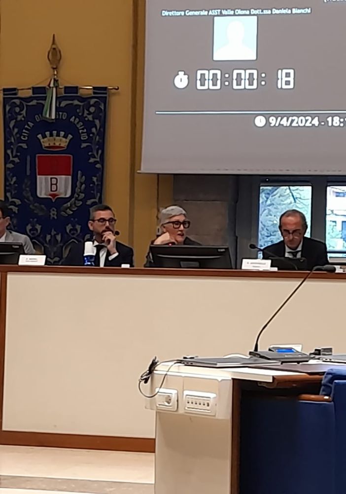 L'audizione in sala consiliare
