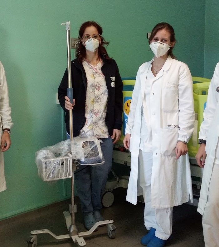 La dottoressa Simonetta Cherubini e parte del suo staff