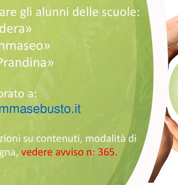 Istituto “Tommaseo”: pubblicato il contest estivo “Emozionando... angoli green di Busto Arsizio”