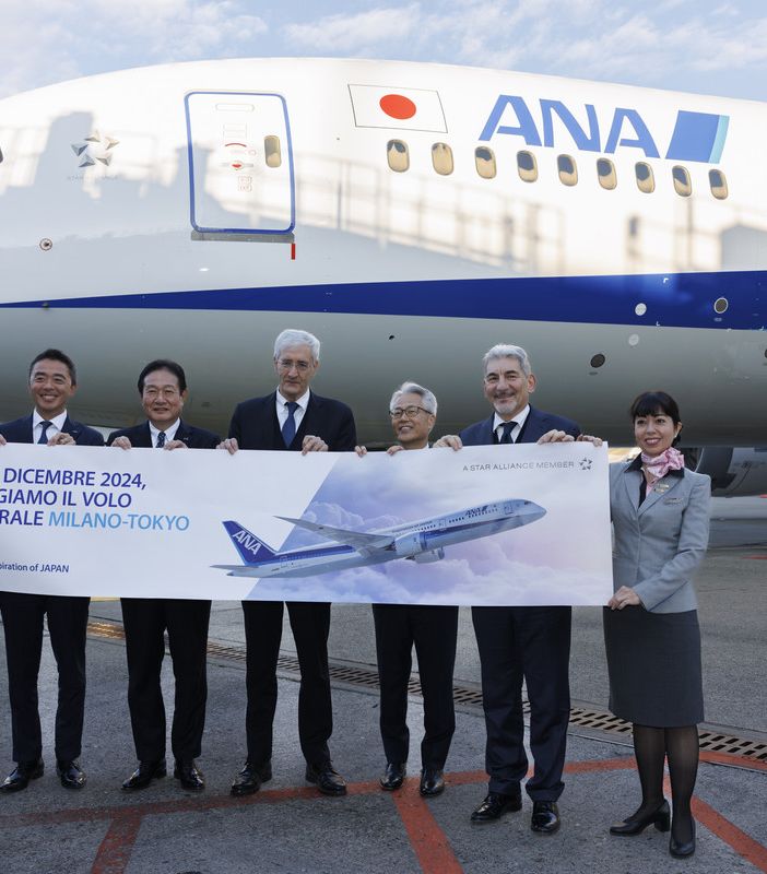 Malpensa-Tokyo: decolla il volo non-stop di All Nippon Airways