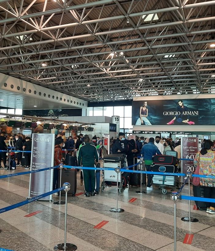 L'aereo è rientrato a Malpensa (foto d'archivio)