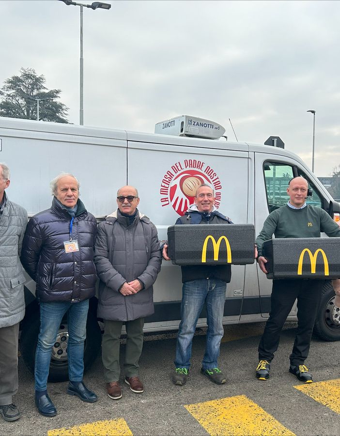 Il McDonald’s di Castellanza dona 300 pasti alla Mensa del Padre Nostro