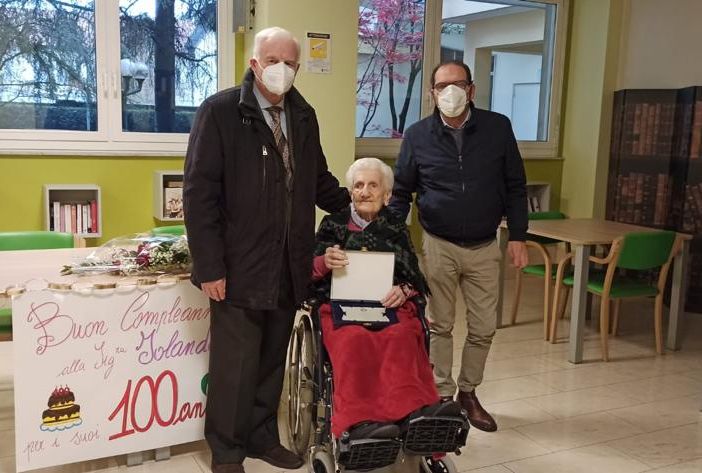 Cento candeline per Jolanda Lualdi