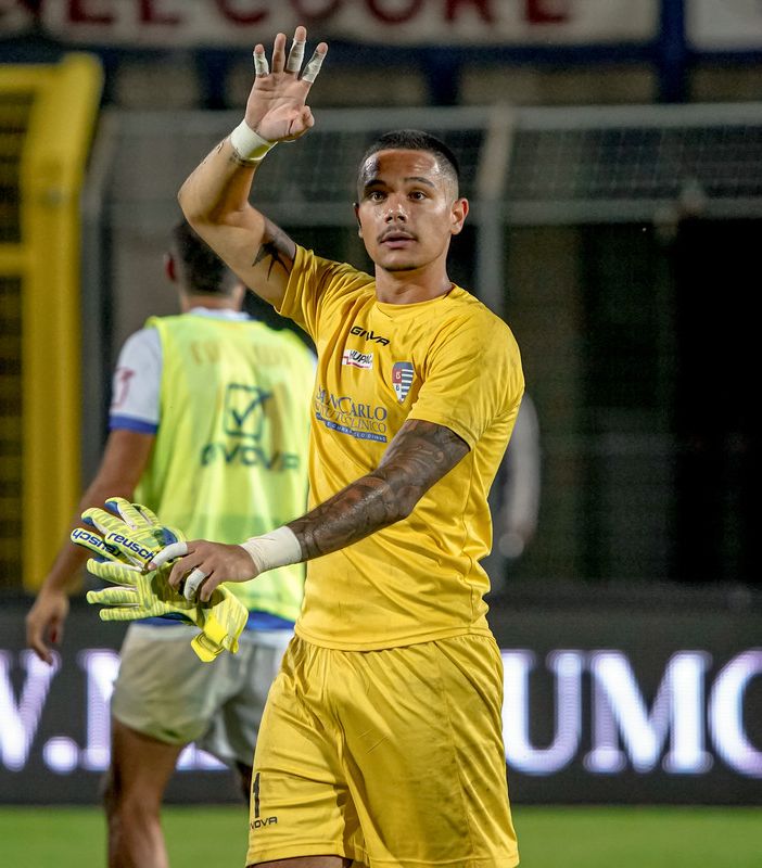 Elia Caprile, gran protagonista del match vinto dai tigrotti contro la Juve U23