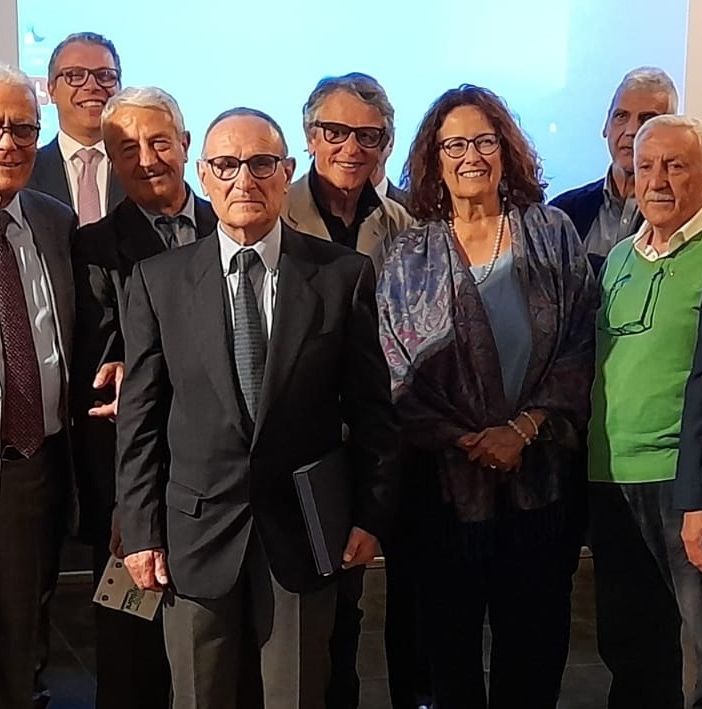 Giancarlo Agazzi alla cerimonia di Villa Jucker