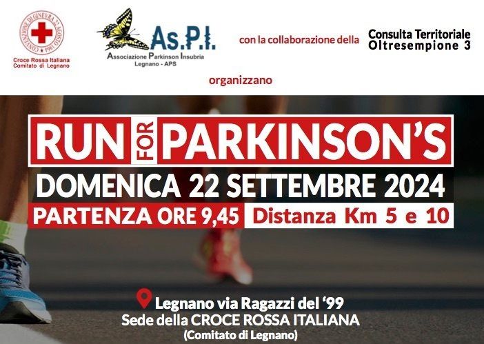 Run for Parkinson: Legnano unisce persone ed esperienze contro la malattia