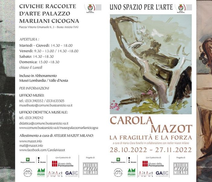 Mostra “Fragilità e forza” a Palazzo Cicogna: omaggio alla pittrice Carola Mazot