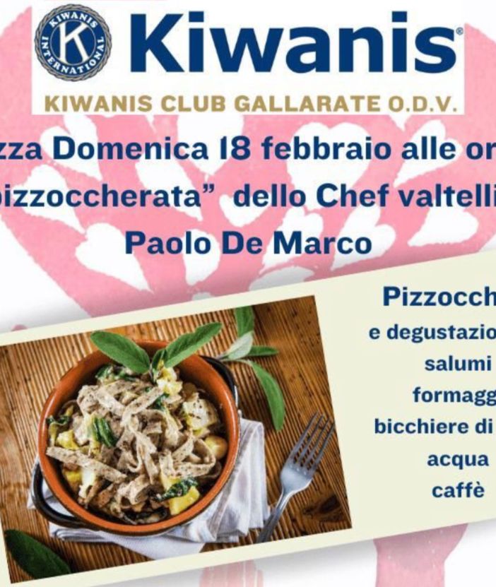 Oggi una pizzoccherata per Nicolò Maja