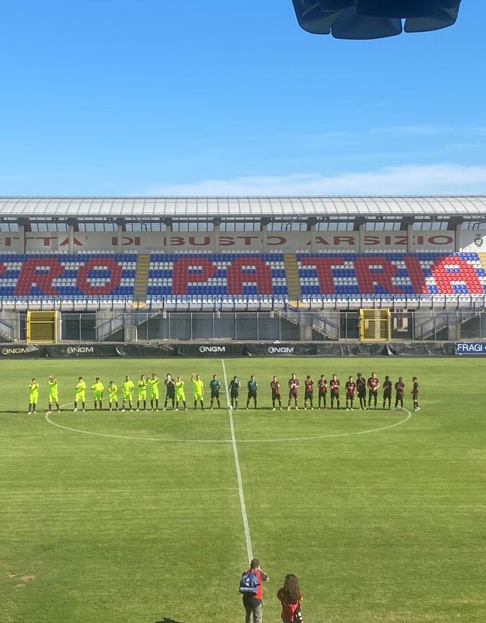 Tre ruggiti della Pro Patria nell’amichevole col Milan Primavera