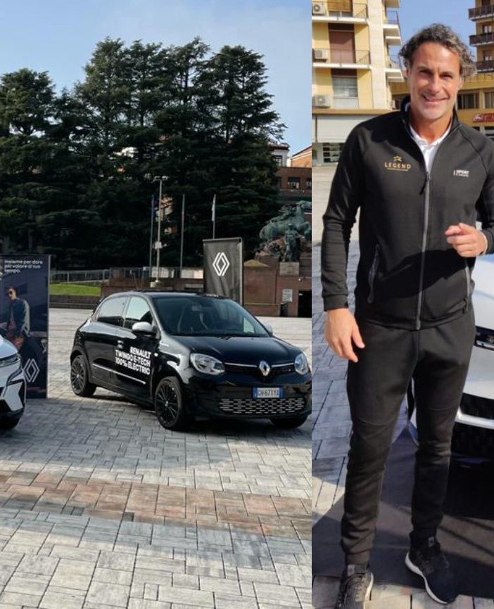 Renault Mégane E-TECH  e il campione Fabio Galante