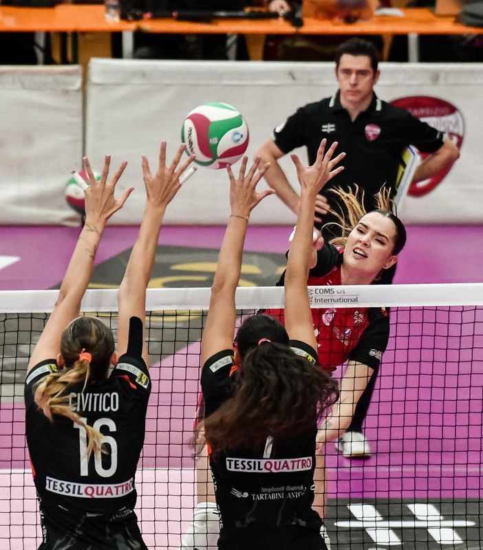 Lea Cvetnic, terminale offensivo della Futura di Beltrami (foto Lvf)