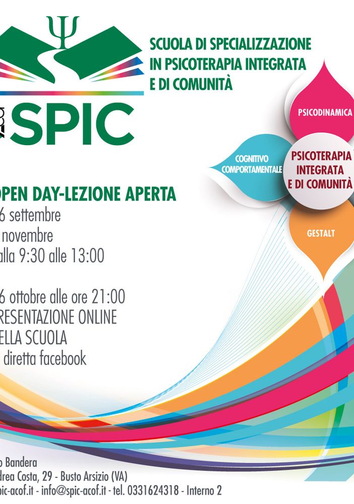 Open day Spic-Acof: la scuola di specializzazione in psicoterapia integrata richiama studenti da tutta Italia
