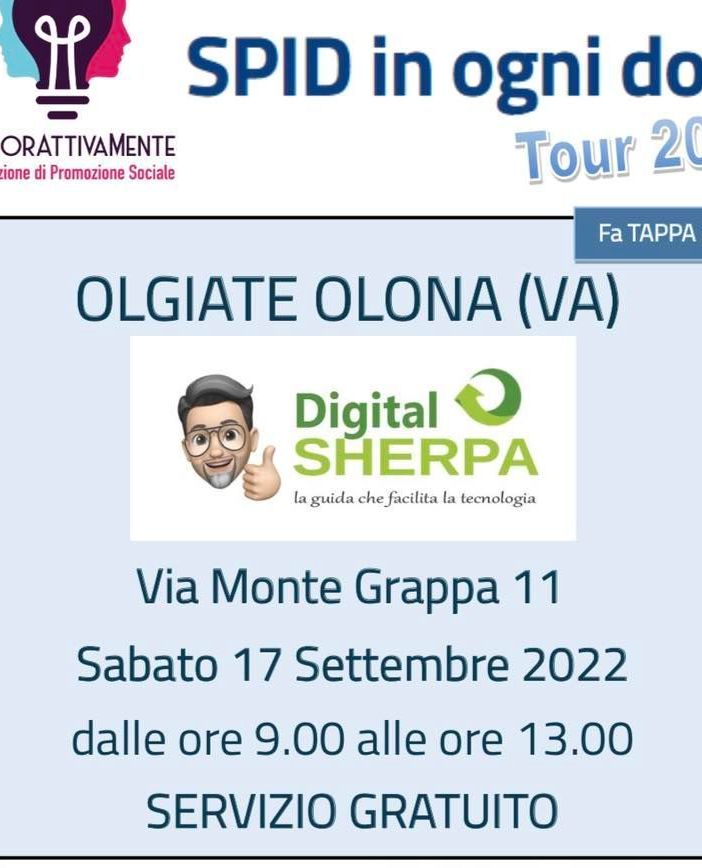 Il tour “Spid in ogni dove” fa tappa ad Olgiate