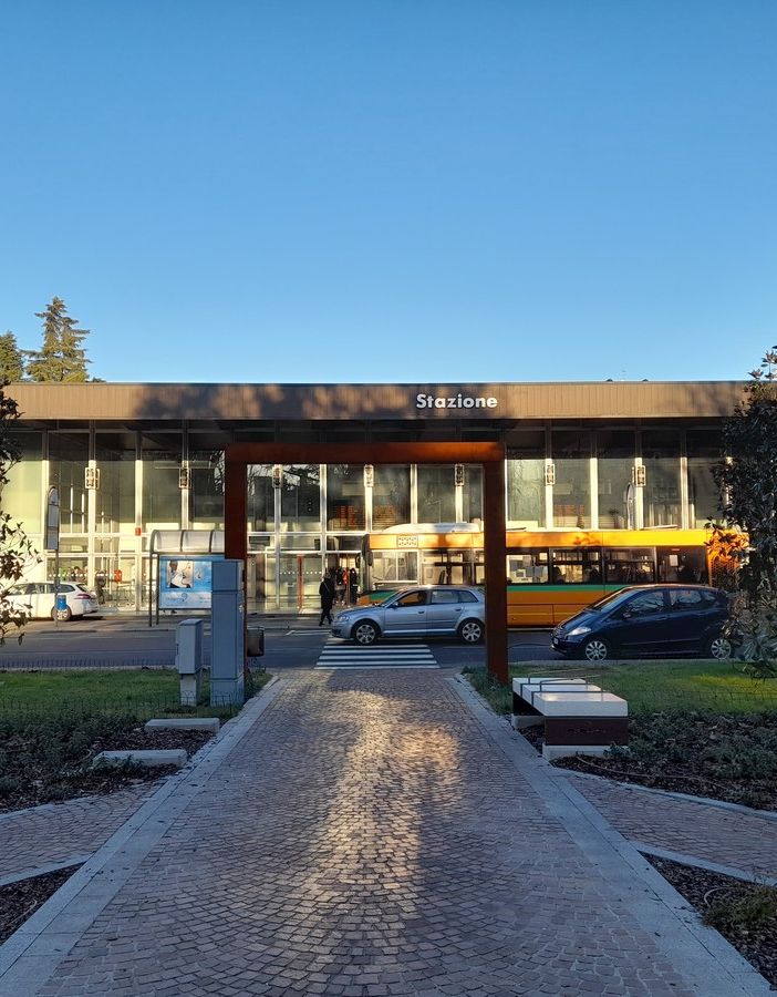 L'ingresso della stazione di Gallarate