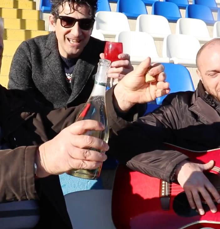 Ottavio Tognola con Filippo D'Angelo e Massimo Tornese in un video de &quot;Il Calcio Illustrato&quot;