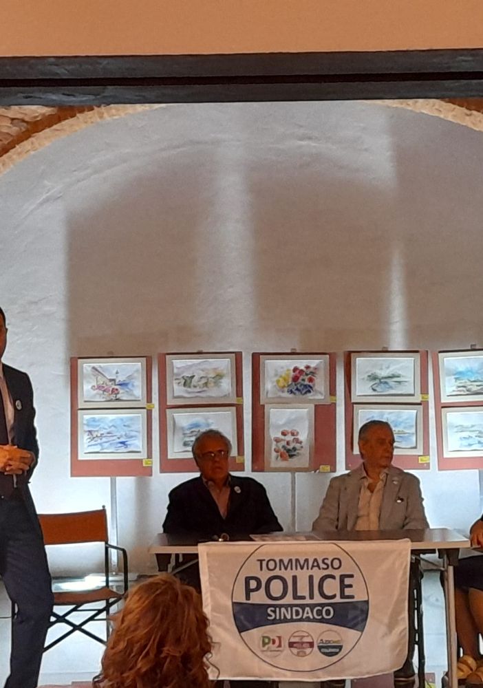 Tommaso Police con Mimmo Mottura, Mario Colombo e Gemma Tagliabue