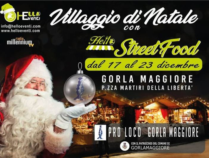 Aspettando Natale, villaggio street food a Gorla Maggiore