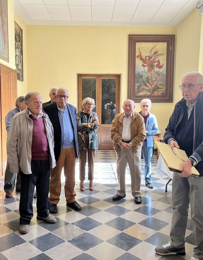 La cerimonia della scorsa anno in cui i Volontari ringraziarono i benefattori