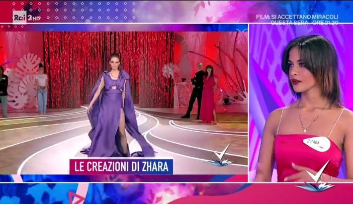 Il talento nella moda di Zhara Ferrario porta Acof alla ribalta televisiva
