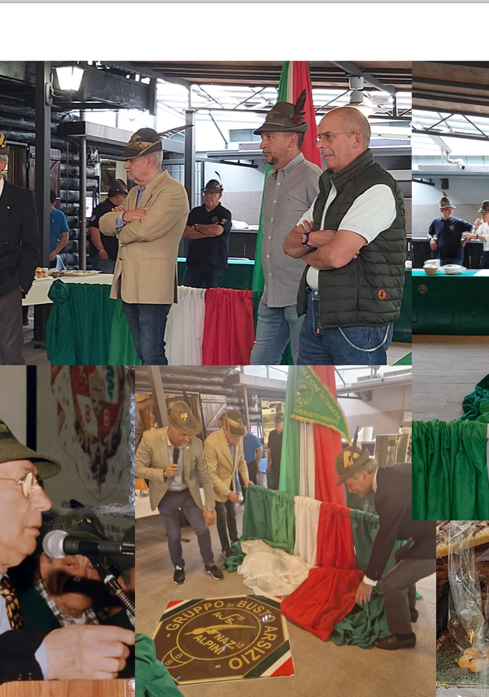 Immagini della festa e Giancarlo Rabolini