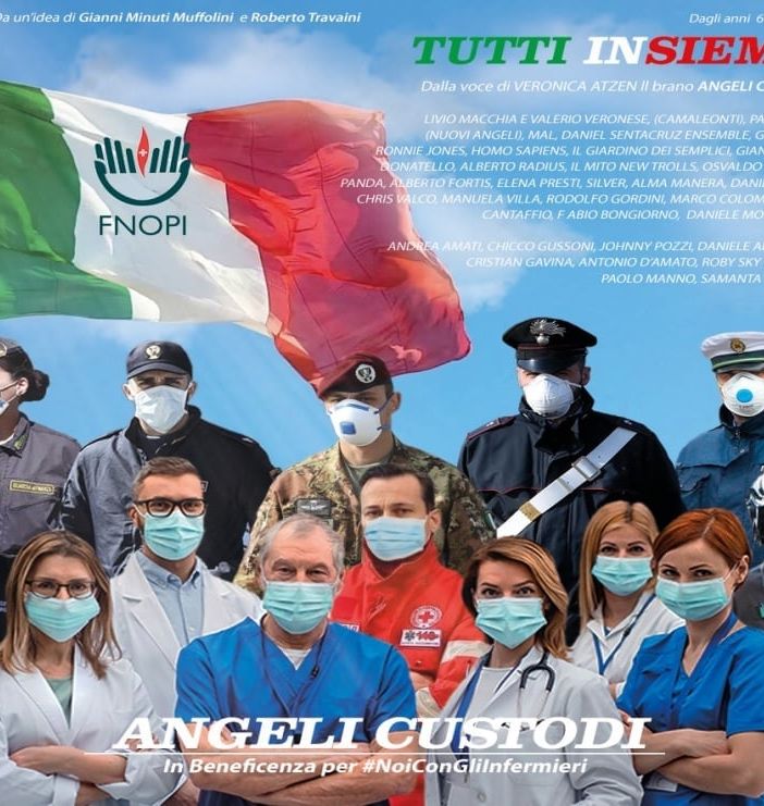 “Noi con gli infermieri”. Tanti artisti in concerto nel cortile del municipio di Busto