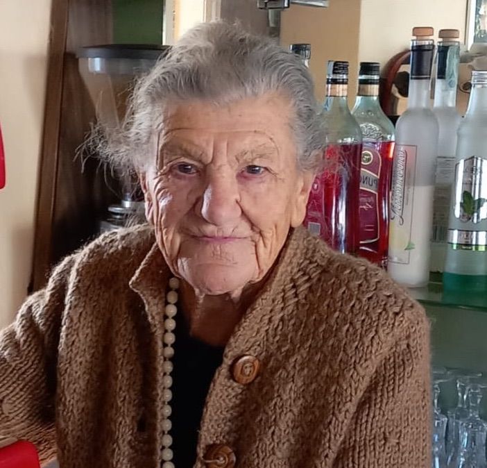 La signora Anna in una foto per cortesia della figlia Cristina