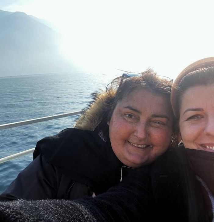 Antoniana Barletta con l'amica Antonella, la vicequestore  scomparsa nell'aprile 2023