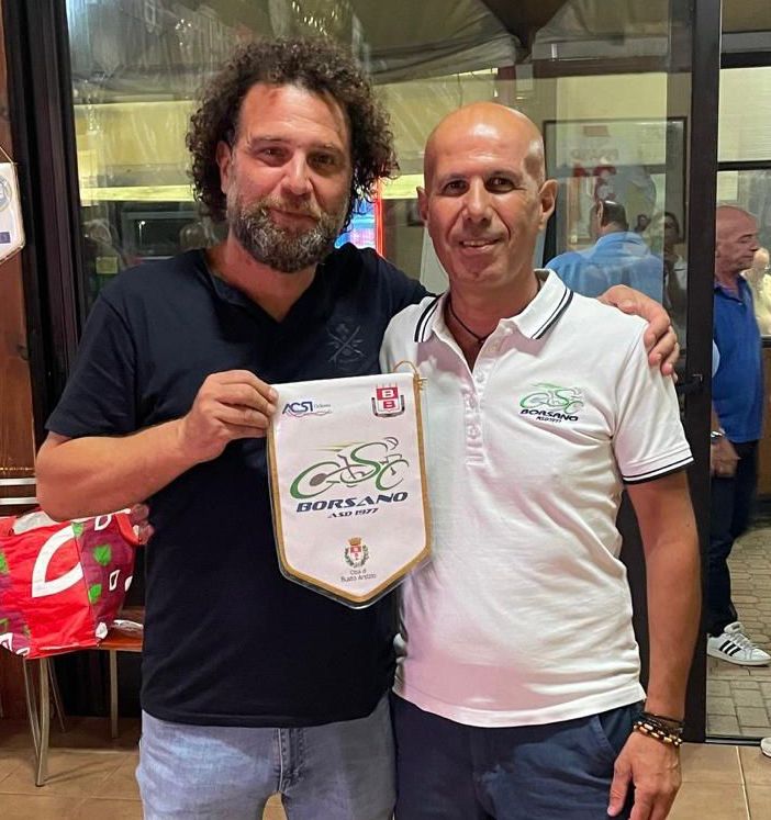 Antonio Sechi (a destra) con Marco Scarponi, Fondazioni Michele Scarponi