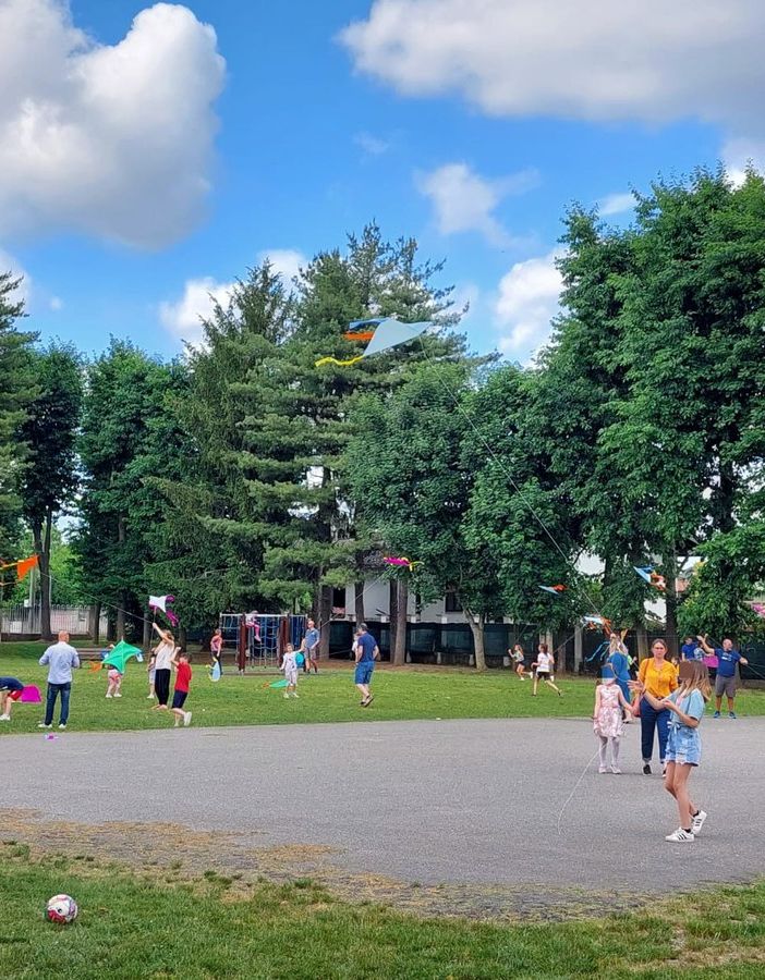 Un tripudio di aquiloni al parco Carducci di Olgiate