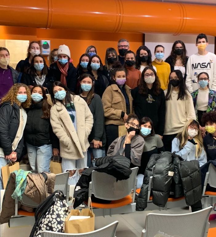 L'incontro tra Agesp spa e i ragazzi del &quot;Candiani&quot;