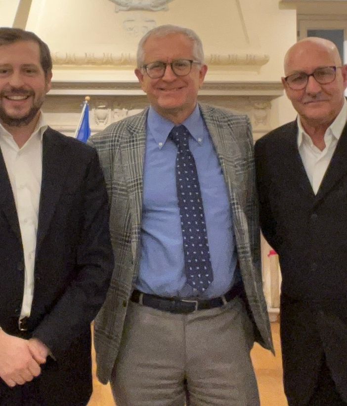 Da sinistra: Emanuele Monti, Giuseppe Micale, Giorgio Arca