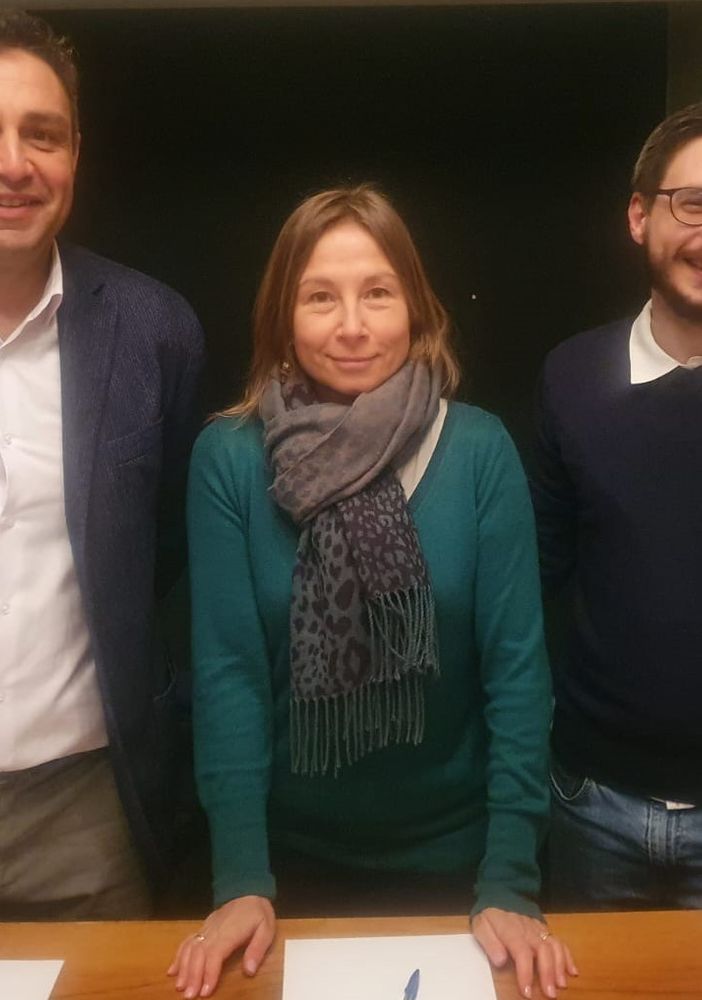 Da sinistra: Astuti, Bernardoni, Pedotti