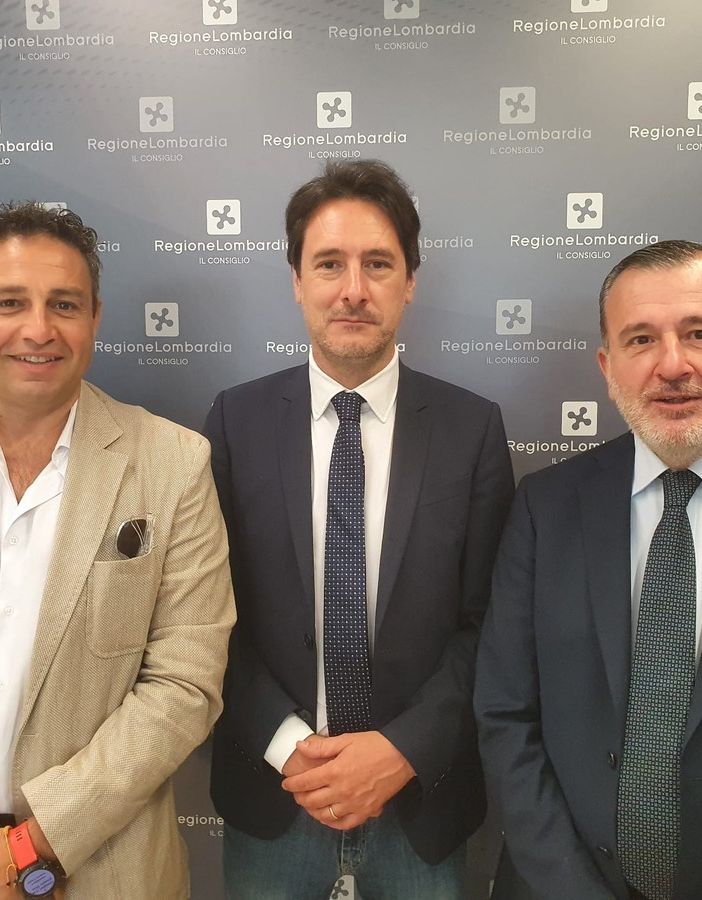 Da sinistra, Astuti, Licata e Ferrazzi