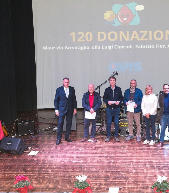 La serata dei donatori, lo scorso anno, uno dei momenti speciali - foto da pagina Avis Busto e Valle