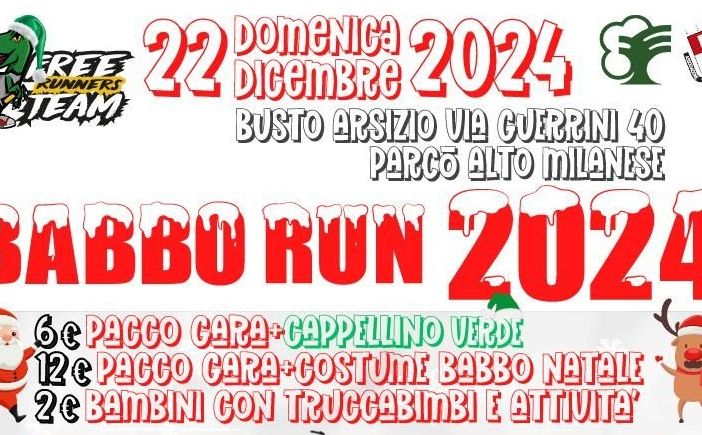 Babbo Run 2024 a Castellanza: corsa e camminata natalizia per grandi e piccoli nel Parco Alto Milanese