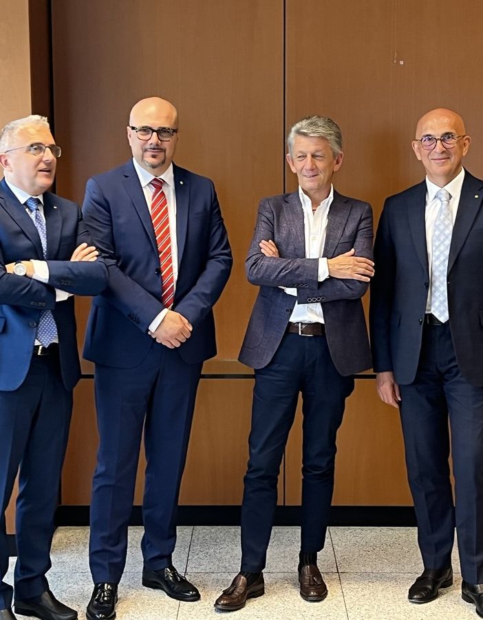 Da sinistra Bernasconi, Solbiati, Scazzosi e Crugnola
