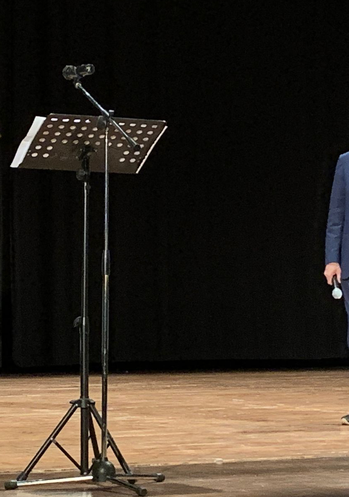 Francesca Boragno e Aldo Cazzullo (foto del Comune di Busto)