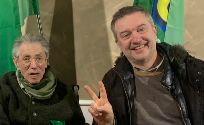 Umberto Bossi e Antonio Raimondi