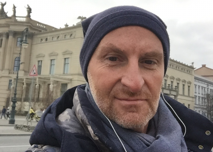 Bruno Carenini a Varsavia, foto di un precedente viaggio