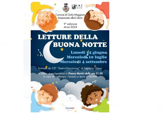 Gorla Maggiore, al via le “Letture della buona notte”