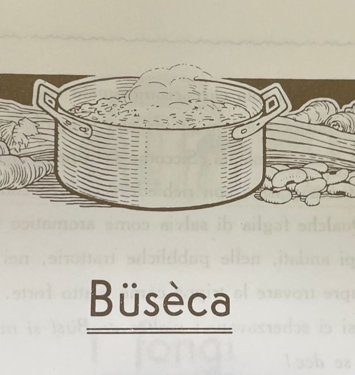 Un disegno della trippa dal libro La cucina bustocca