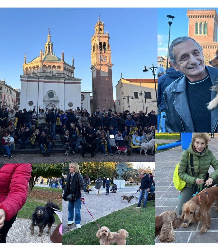 LE FOTO. Una camminata a sei zampe speciale: «Hanno vinto tutti»