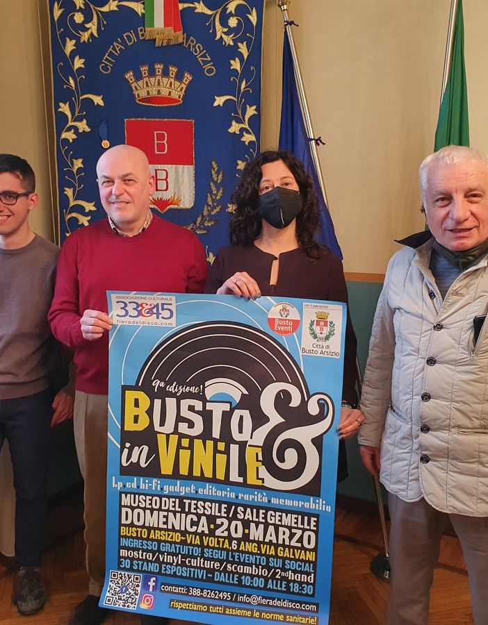 “Busto in Vinile” si fa in tre. Domenica il primo appuntamento