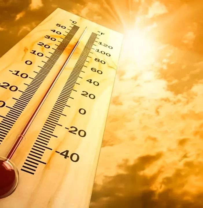 Nella foto sotto la mappa delle temperature registrate oggi in provincia