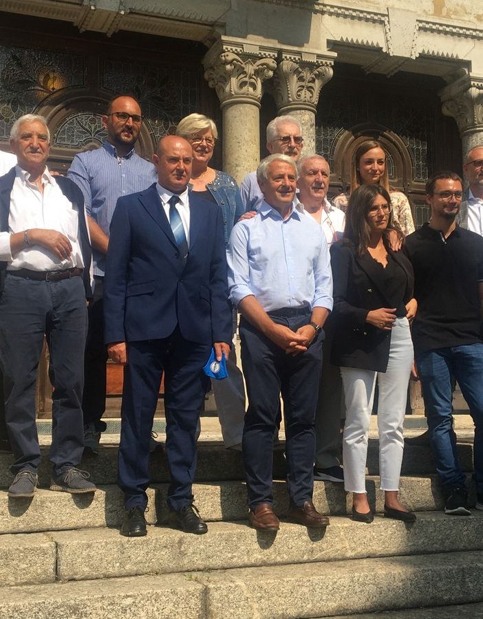 I candidati a Villa Tovaglieri, poi con i collaboratori di Bac e altre scene della presentazione
