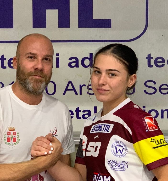 Alessia Zizzo con coach Onelli. Sotto: bentornato a Savini e Saitta