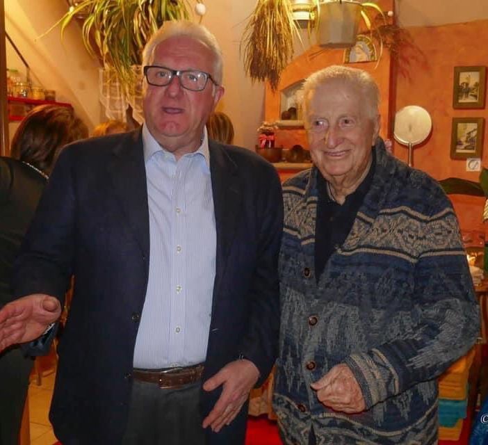 Roberto Cavigioli con Gianfranco D'Angelo