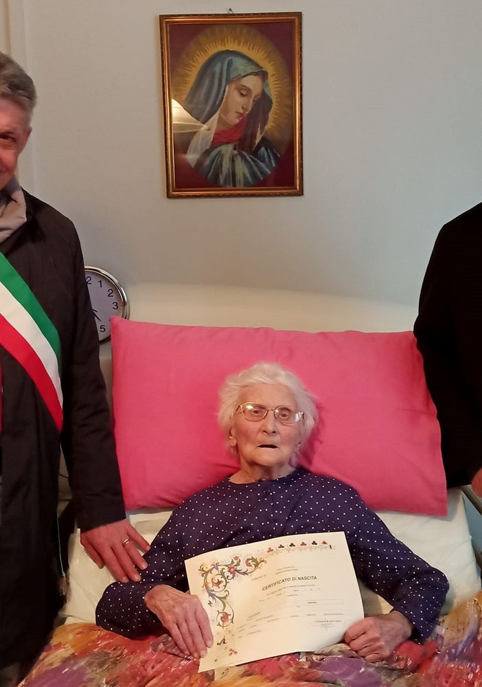 Angelina Castelnuovo compie cent’anni