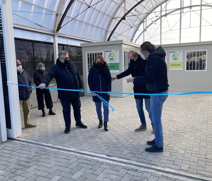 L'inaugurazione del Centro del Riuso