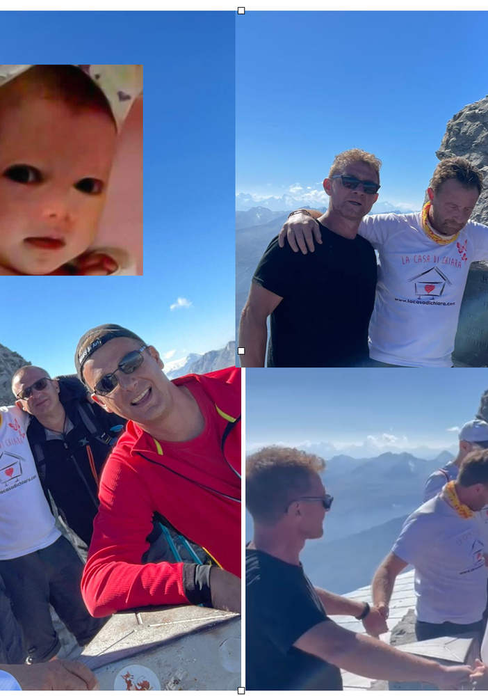 VIDEO. La scalata fino a 3.538 metri, il girotondo, la fatica e l'emozione: «Per te, Chiara, e tutti i bimbi»
